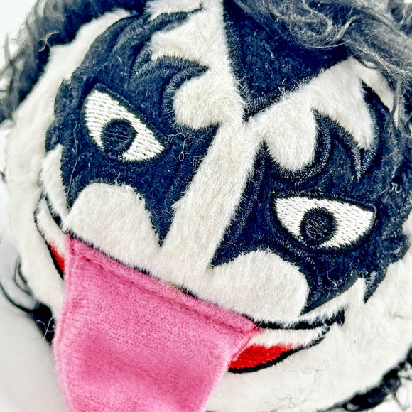 KISS Dog Toy RARE Demon Gene Simmons BALL w Tongue FABDOG in EX Pre-owned Cond - Picture 2 of 7
